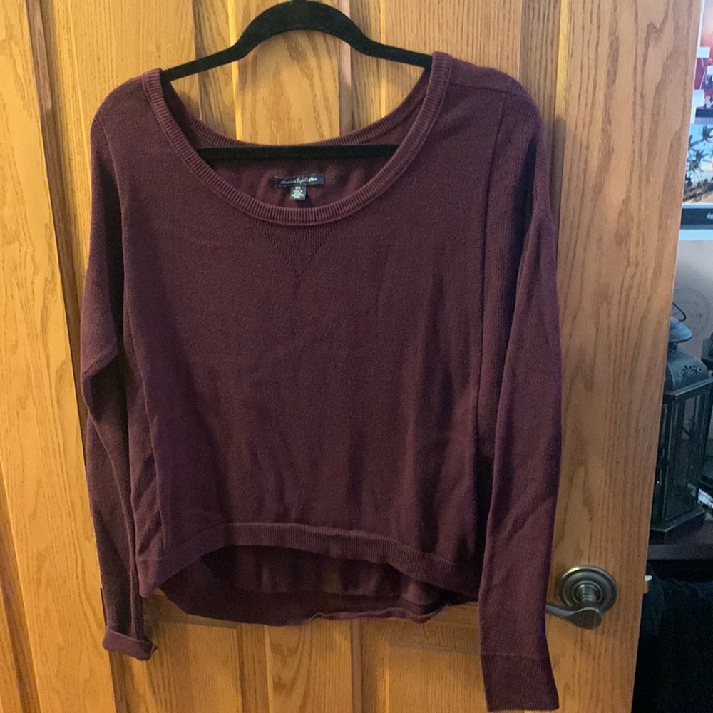 American Eagle Maroon Sweater
